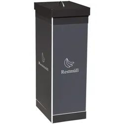 Paperflow Mülltrennsystem für Restmüll 60 L schwarz
