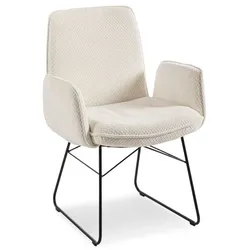 Komfort & Wohnen Stuhl Base 6339-1B Stoff Weiß