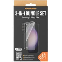 3-in-1 Schutz Set transparent, Samsung Galaxy S24 Plus, EasyAligner