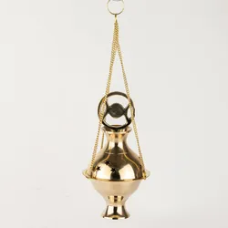 Hanging Brass Incense Burner - Three Phase Moon