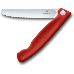 Victorinox Swiss Classic Faltbares Gemüsemesser rot, Brotzeitmesser