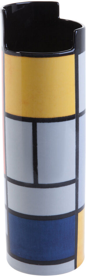 John Beswick, Mondrian - Table Vase Red 25cm H X 7.5cm D