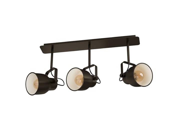 EGLO Plafondlamp Mitchley, 3-lichts vintage plafondlamp, industrieel, retro