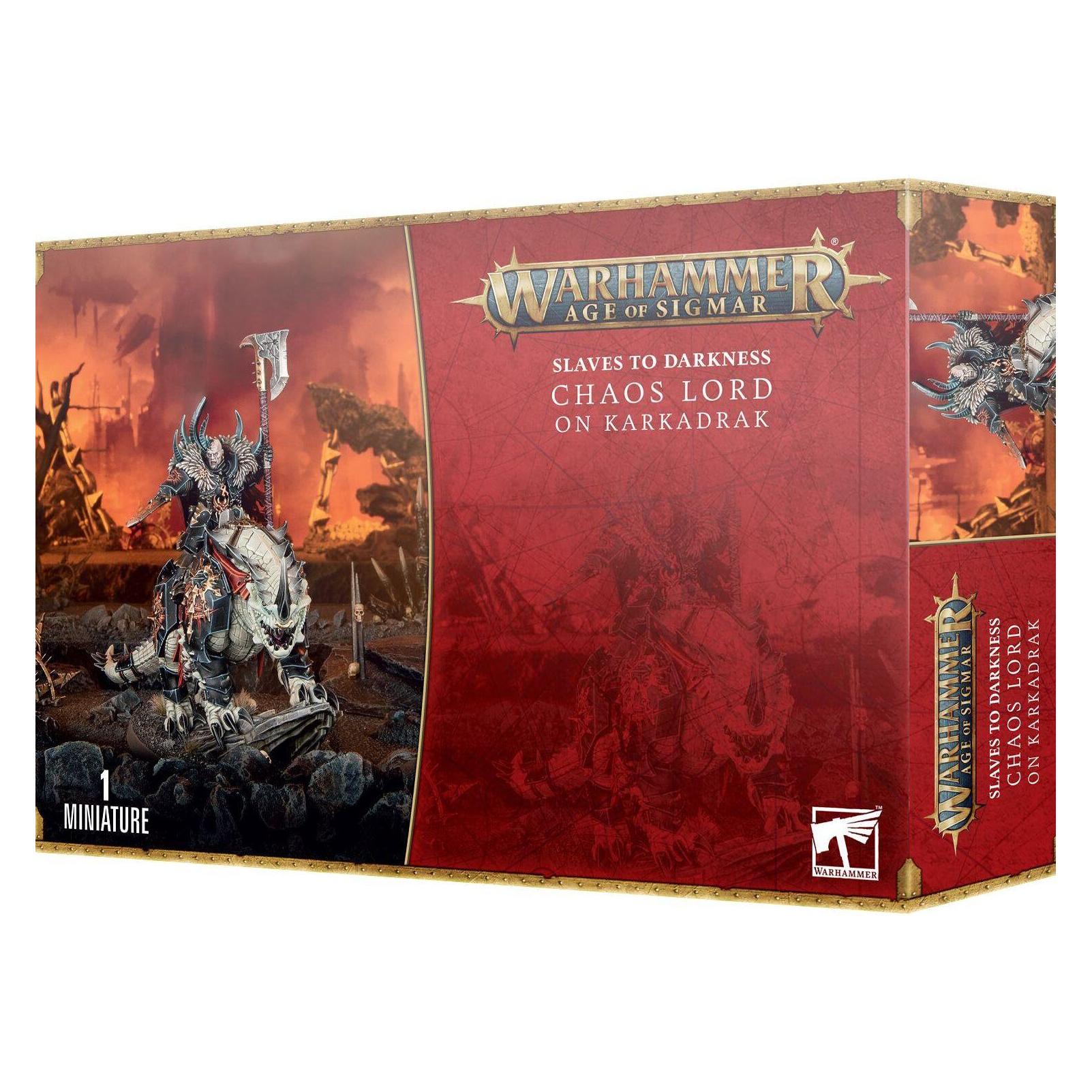 Games Workshop Chaos Lord on Karkadrak (Kunststoff) (83-62)