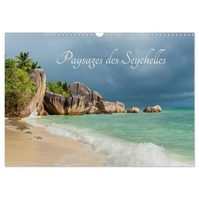 Paysages des Seychelles (Calendrier mural 2027 DIN A3 vertical), CALVENDO calendrier mensuel