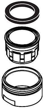 Hansgrohe Luftsprudler Longlife C-Widerstand 96512000