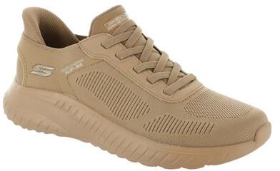 Skechers BOBS Slip-Ins: Squad Chaos-Solid Step - Mens 8.5 Tan Sneaker Medium