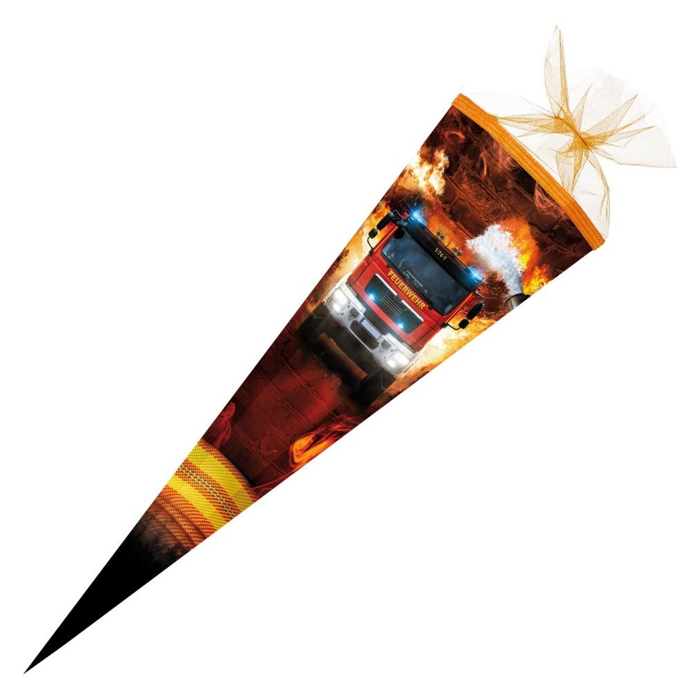 Nestler Schultüte Flammenheld 85cm mit Tüllverschluss (81.50 cm, 1x) (71363607)