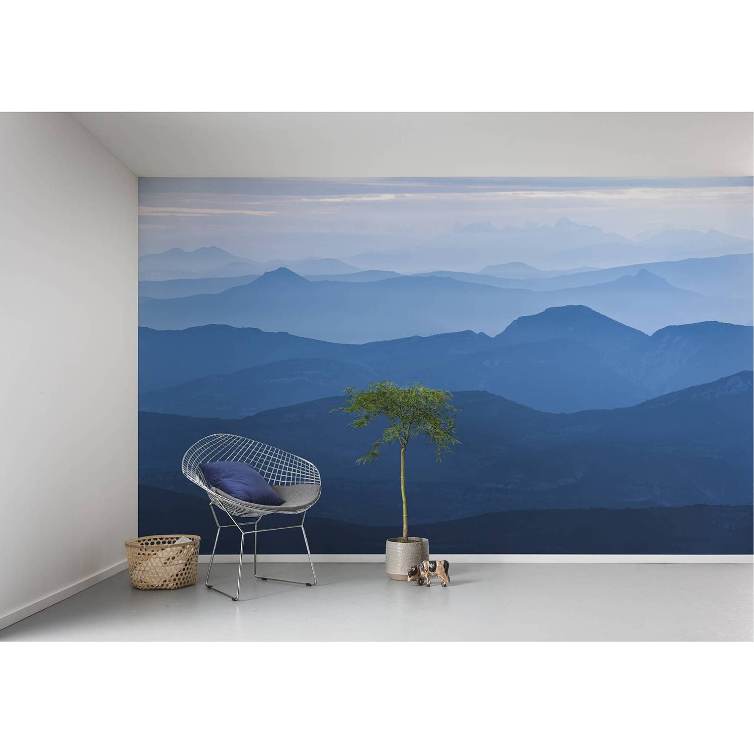 home24 Fotobehang Blue Mountain 400cm