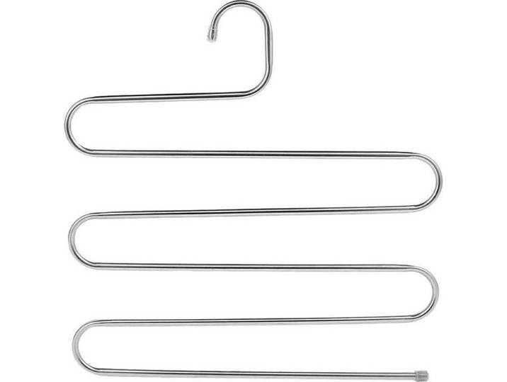 Kledinghanger voor 5 broeken / Broekenhanger voor meerdere broeken - Staal