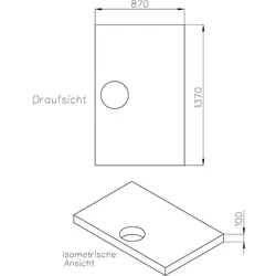 Neuesbad Wannenträger für Laufen Pro 140x90x2,9 SD 91026