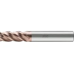 PFERD TOOLS VHM-Fräser Ø16mm, 4 Schneiden, 2xDC, Fase 0,3mm 45°, Schaft HA - 23000889