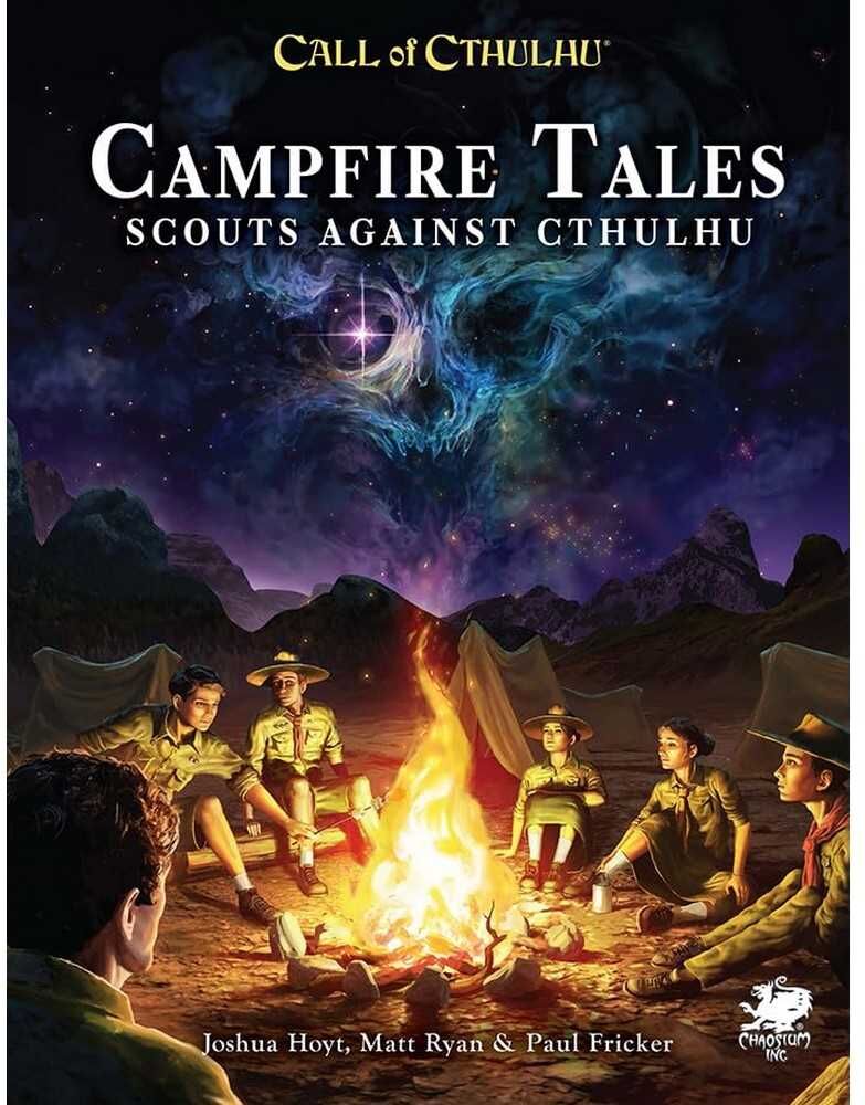 Call of Cthulhu: Campfire Tales by Chaosium - Role-playing game supplement for young scout-investigators in the Call of Cthulhu universe