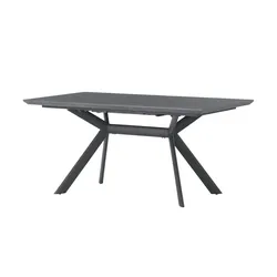 uno Esstisch ausziehbar Joris , grau , Maße (cm): B: 90 H: 76