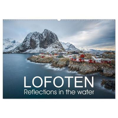 Lofoten Reflections in the water (Wall Calendar 2027 DIN A2 landscape), CALVENDO 12 Month Wall Calendar