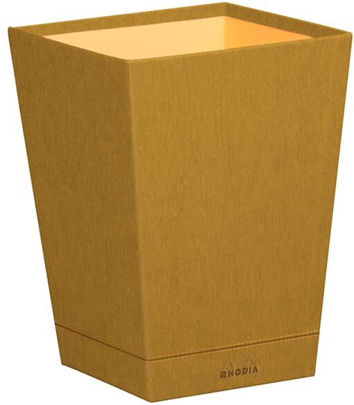 Rhodiarama waste bin Gold