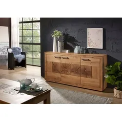 G+K Sideboard Fort Worth Holz Braun Wildeiche