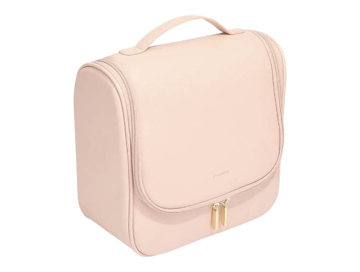 Kosmetiktasche Sofia, Stackers, rosa, Kunstleder