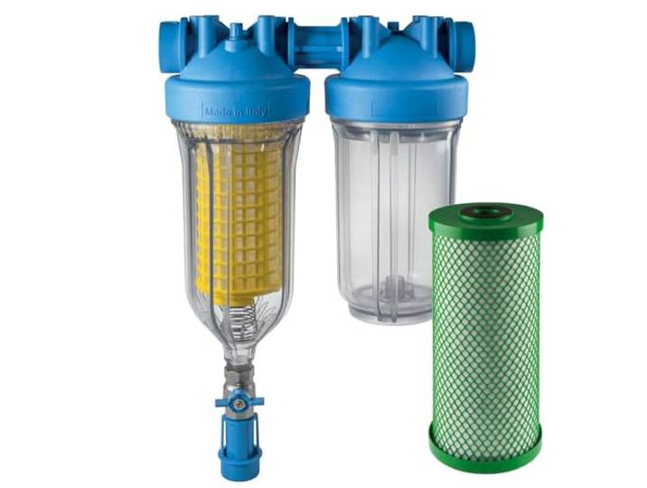 purway® HYDRA BIG DUO Rainmaster CB 1 Brunnenwasserfilter Hauswasserfilter Zuverlässige Trinkwasser Aufbereitung mit Trinkwasserfilter und Wasserfilter für das ganze Haus
