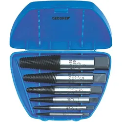 Gedore, Gewindeschneider + Gewindebohrer, 8551-66 Schraubenausdreher-Satz 6-teilig M3-M24