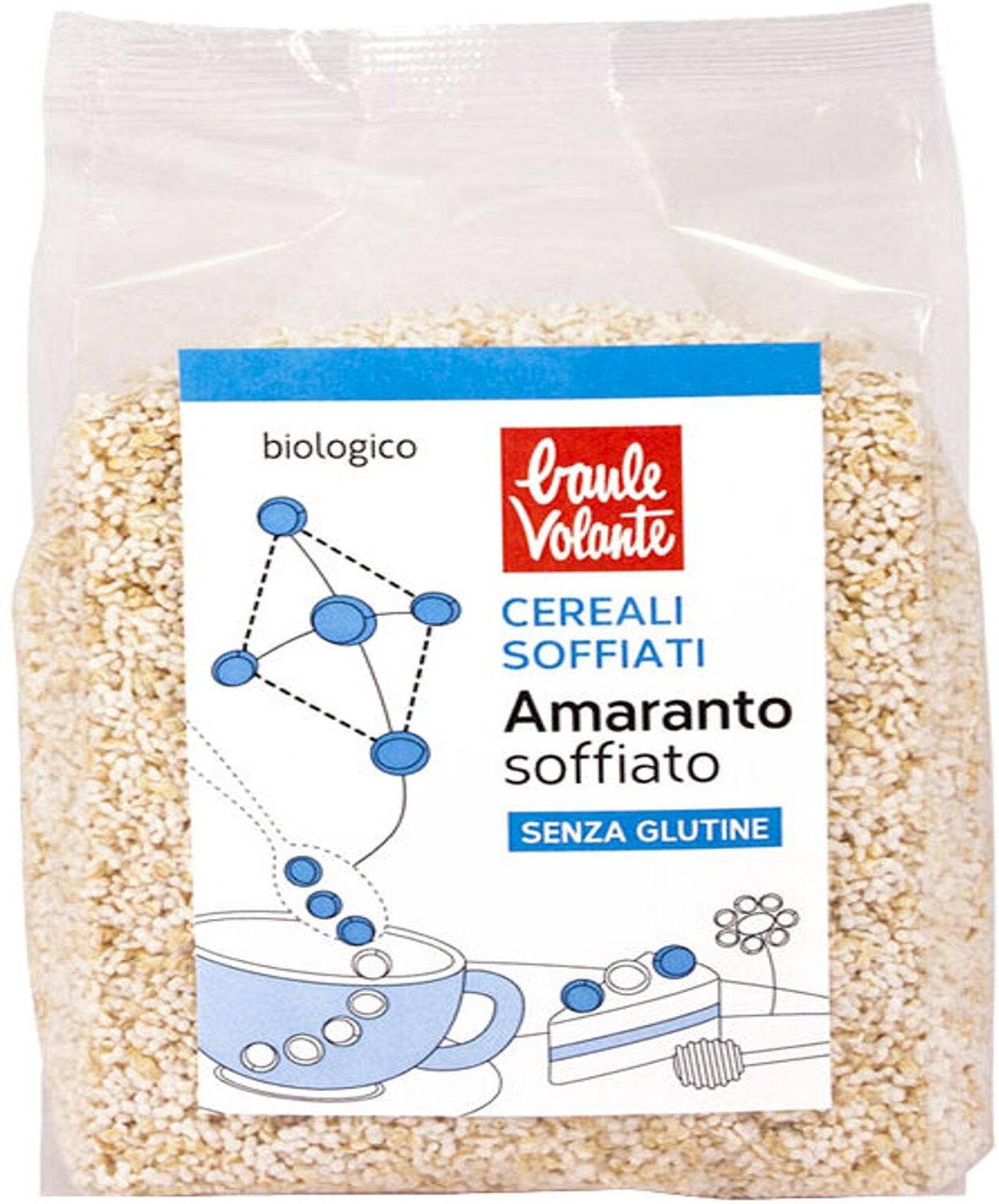 BAULE VOLANTE Cereali Soffiati - Amaranto Soffiato 100 Grammi 