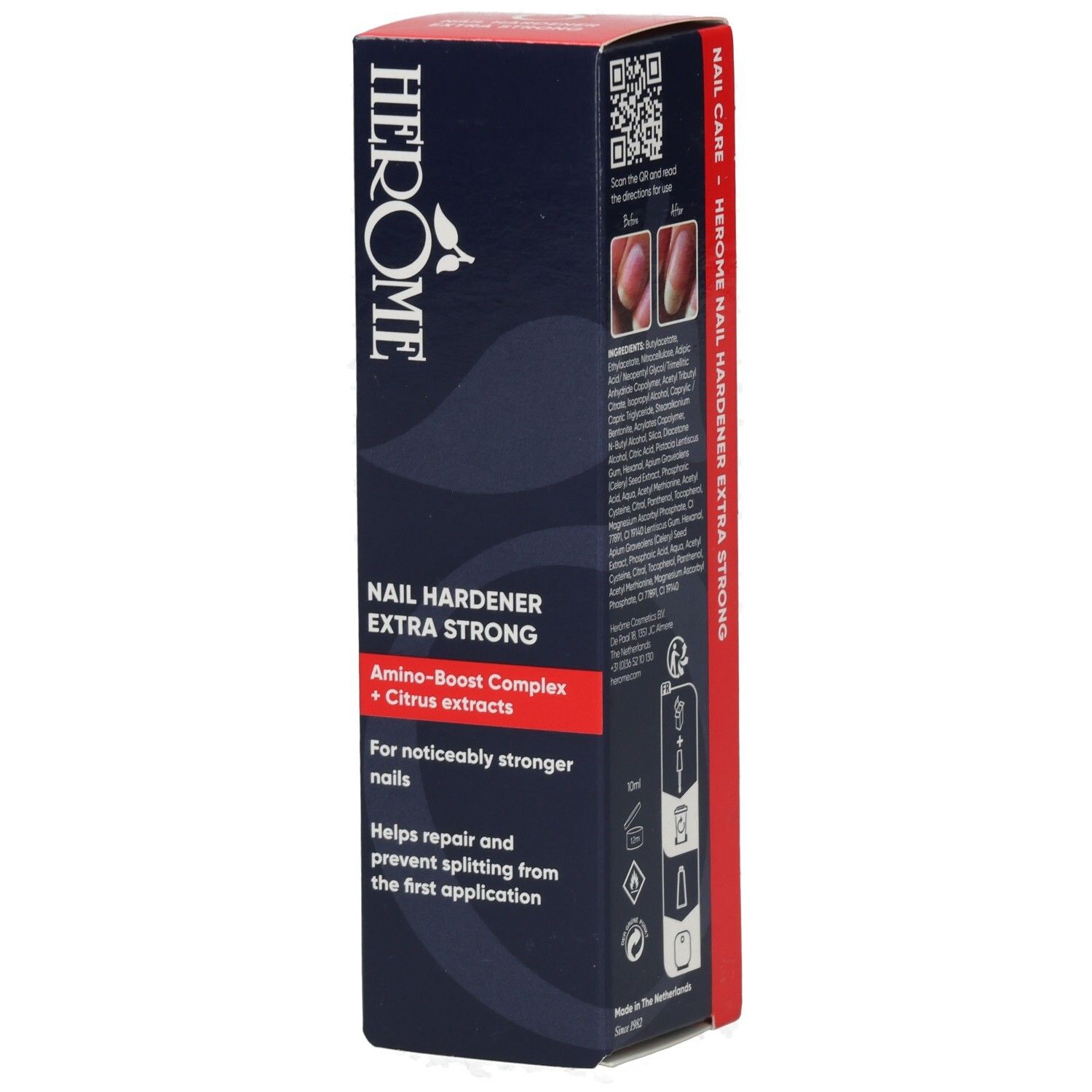 Herôme Nagelverharder Extra Strong ok Nlfrende 10 ml Wirkstoffhaltiger Nagellack