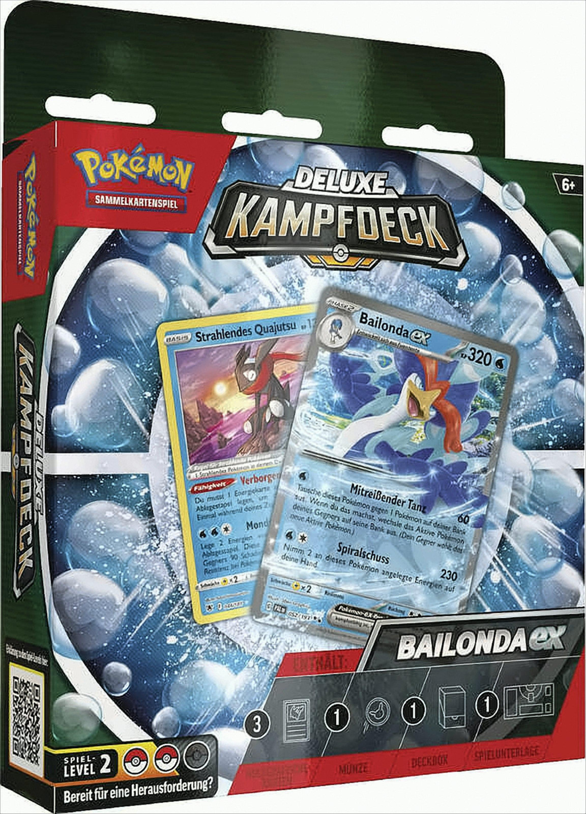 Pokémon Deluxe-gevechtsdek Bailonda-ex van Nintendo
