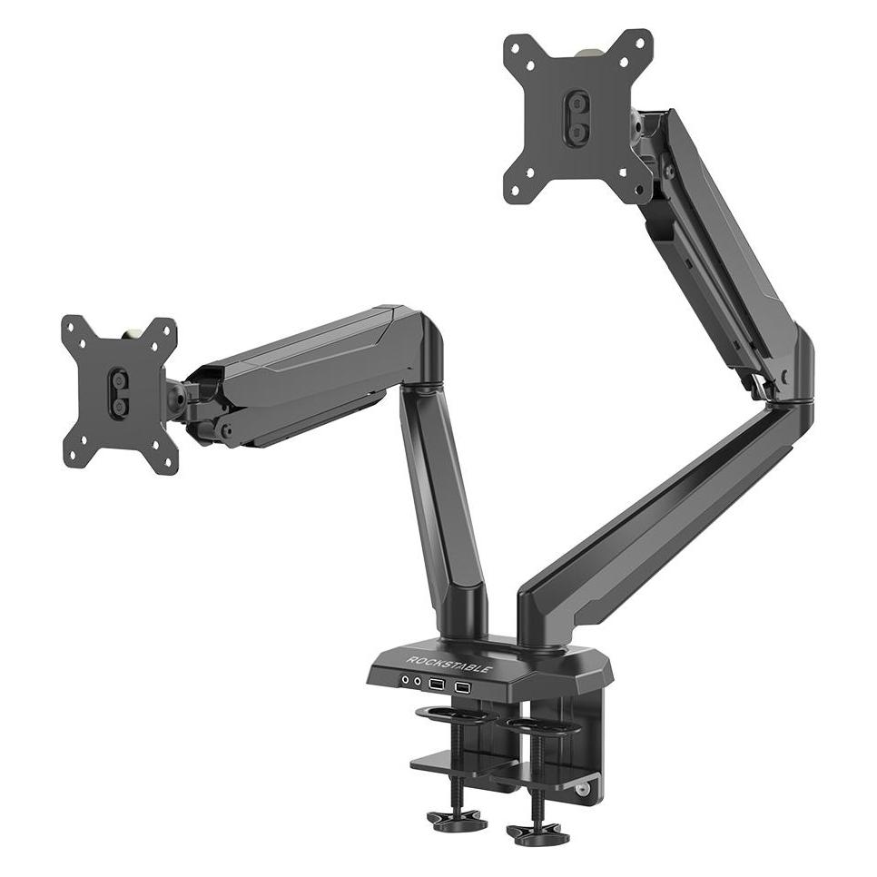 Rockstable Prof. Double USB Schwarz (Tisch, 32", 16 kg) (RS-MM011B)
