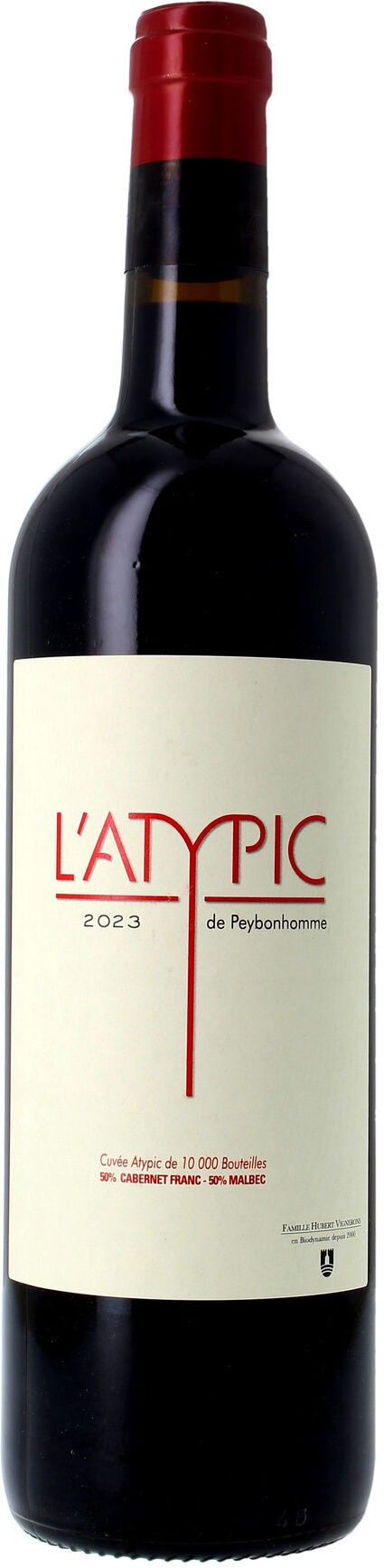 Le Petit Ballon L'Atypic - Famille Hubert Vignerons - Vin de France - Rouge - 750 mL