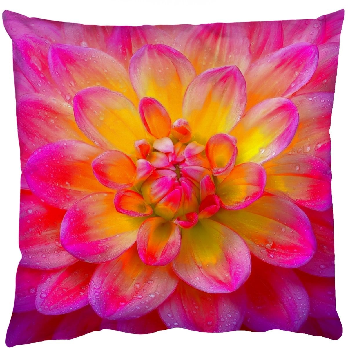 Sierkussen Dahlia Roze - 45 x 45 cm