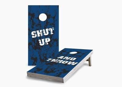 Skip's Garage Shut Up and Throw Regulation 2x4 Cornhole Game Set