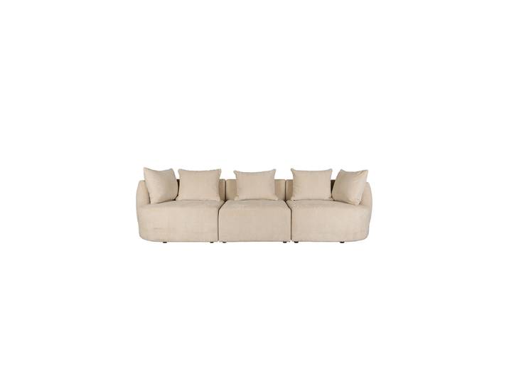 4.5 Sitzer Design Sofa „Rocca“ Latte Dutchbone