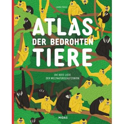 Atlas der bedrohten Tiere, Gebundene Ausgabe von Laura Fraile, Midas Kinderbuch, 978-3-03876-273-7