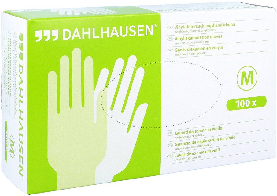 Vinyl Handschuhe ungepudert Größe m