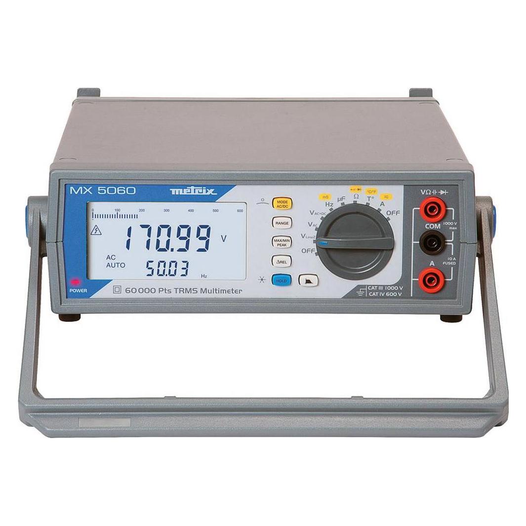 Metrix Tisch Multimeter Für Ihre Laboranwendungen einfach und effizient (CAT III 1000V, Oszilloskop) (MX5060)