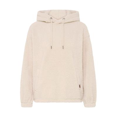 Kapuzenpullover OXMO "Kapuzenpullover OXBerina", Damen, Gr. XS, beige (oatmeal), Obermaterial: 100% Polyester PES., Pullover Kapuzenpullover