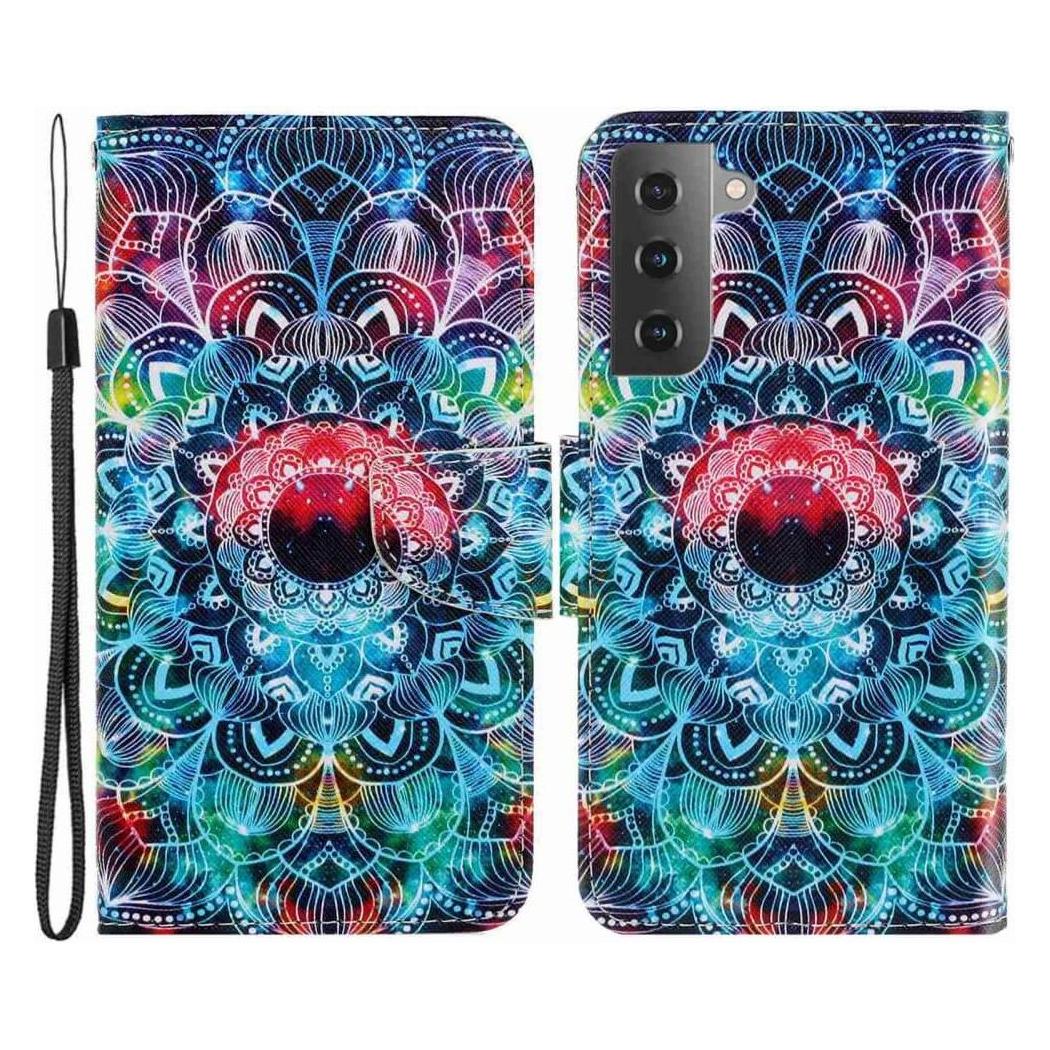 Cover-Discount Galaxy S23+ - Leder Hüllen Etui Mandala (Samsung Galaxy S23+) (660117082J)