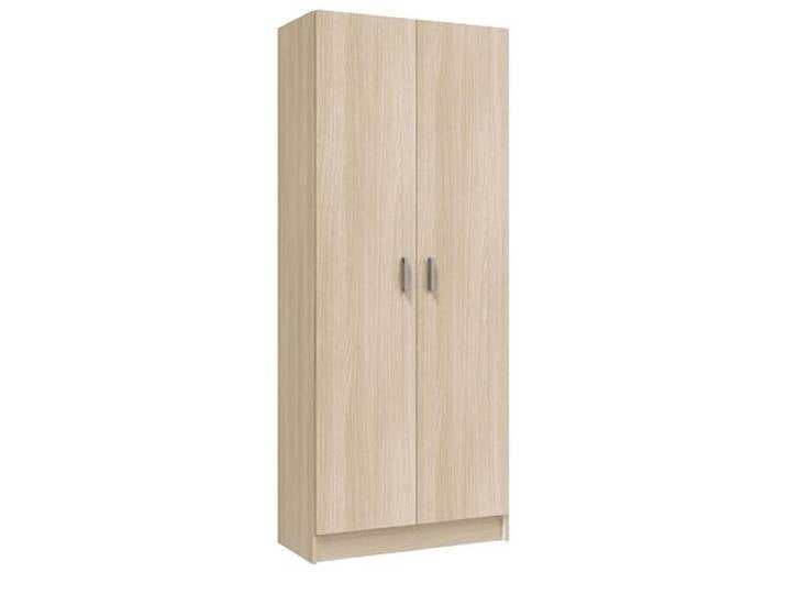 Habitdesign Armoire Multifonction avec 2 Portes et 3 étagères\, 180 x 73 x 37 cm (H x l x P) Couleur chêne