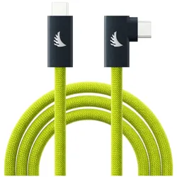 ANGELBIRD USB-C Kabel 3.2 Solid Flex Tether abgewinkelt 4.5m Lime (Angebot)