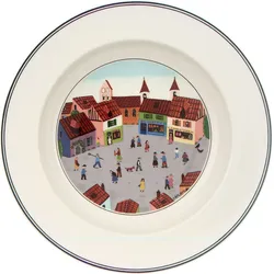 Design Naif Village Tiefer Teller 21 cm