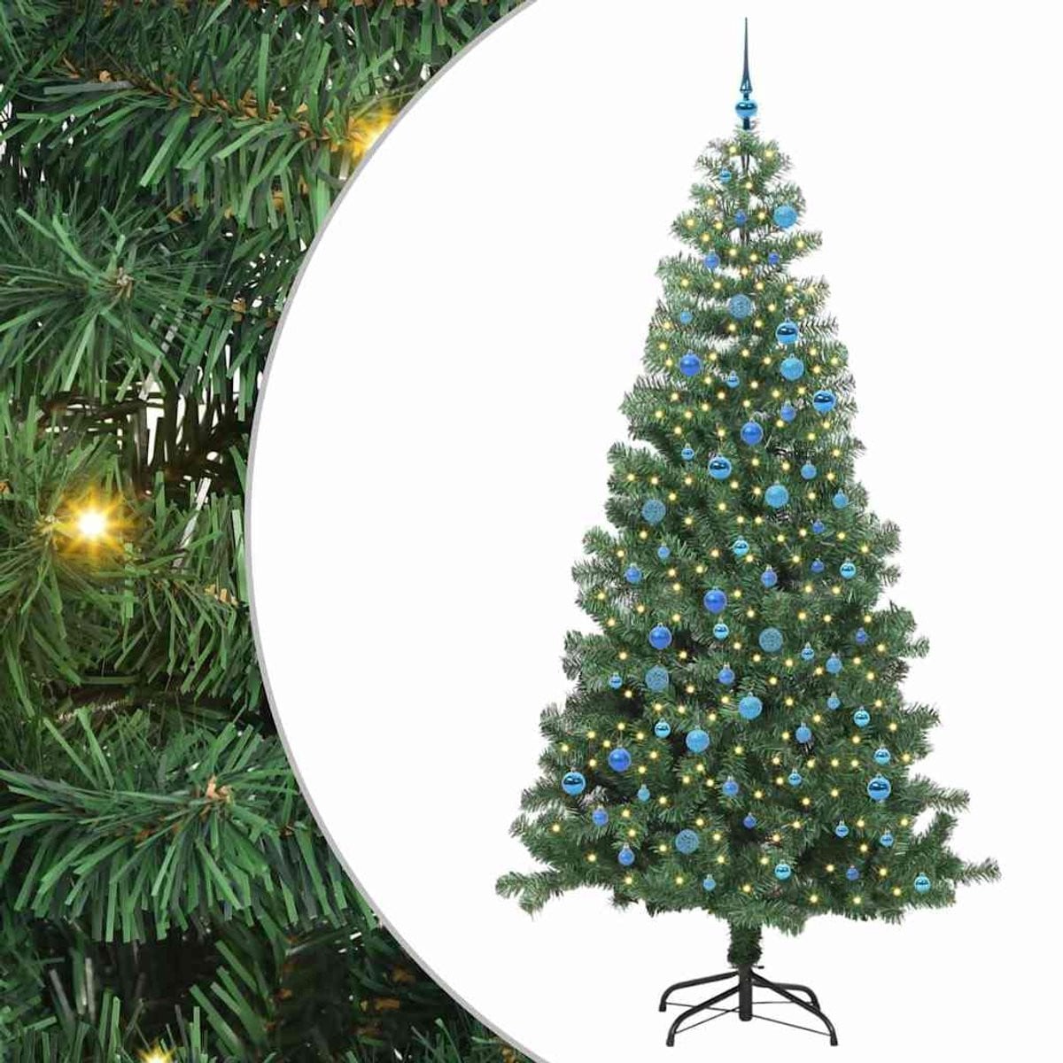 vidaXL Kerstboom Groen 240 cm PVC