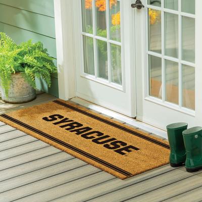Evergreen Syracuse University Monochrome Indoor/Outdoor Coir Door Mat