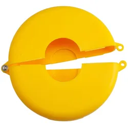 Brady, Zubehör Maschine, GVLO 6.5-10, Gelb, Durchgangsventil-Absperrungen 165-254 mm