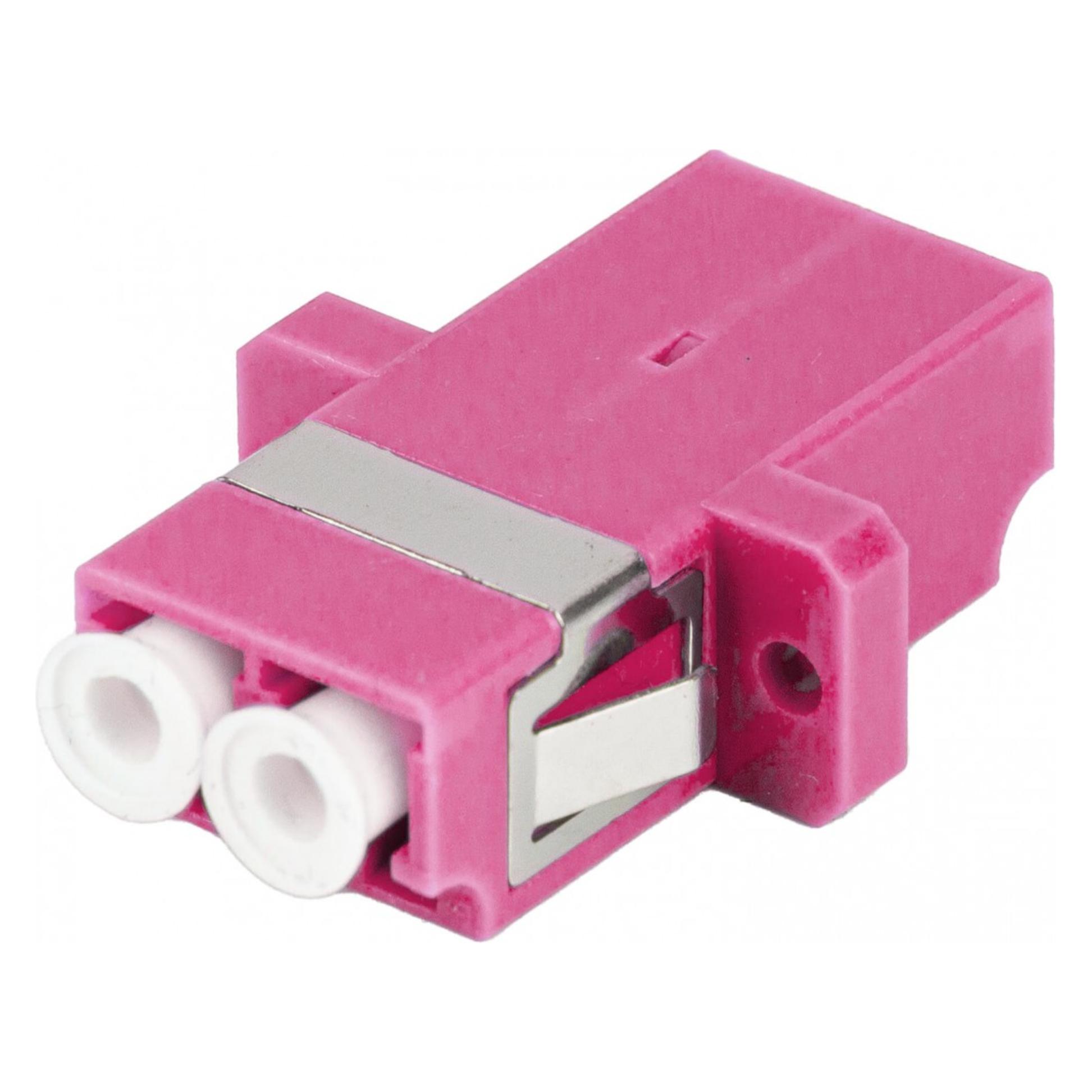 Lanberg Fiber Optic Adapter MM LC/UPC DUPLEX OM4 (Netzwerk Zubehör) (FA-LCUP-MD41-0001-VT)