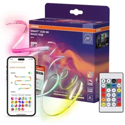 5M OSRAM Smart+ Wifi Flex LED-Streifen COB Magic RGB Remote Control Indoor IP20 - steuerbar über WiFi oder beigefügter Fernbedienung