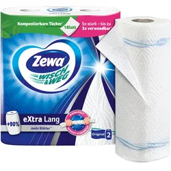 Zewa Küchenrollen WISCH&WEG eXtra Lang Original 2-lagig