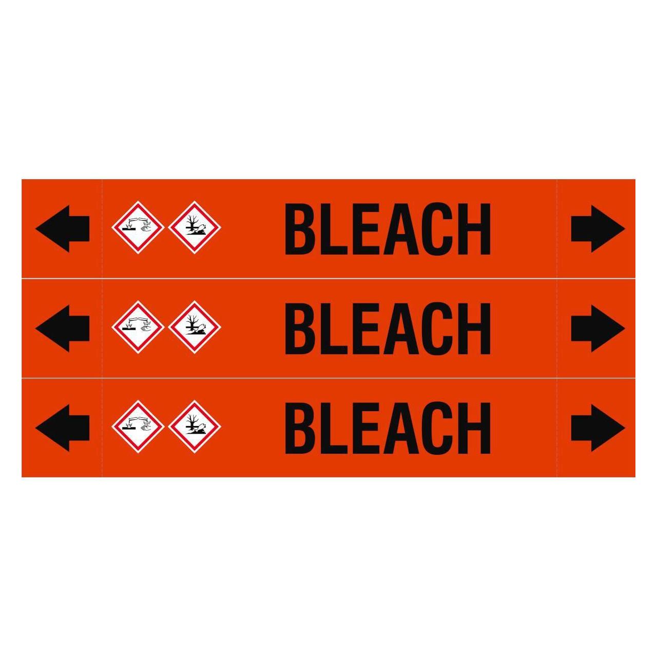 Brady ASME - Rohrmarkierer - Bleach (ASMEPM-37X230MM-BLEACH)