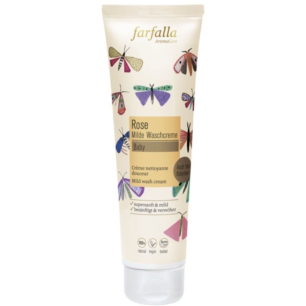 Farfalla Baby Milde Waschcreme Rose 145 ml Creme