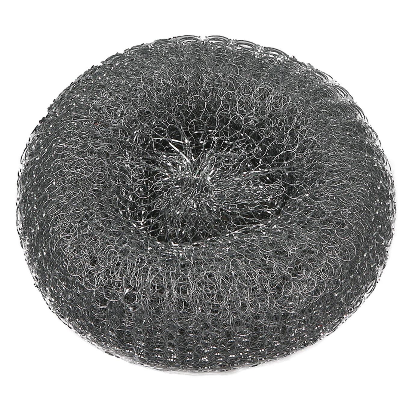 Hygoclean Metall-Topfreiniger, silber, 60 g Durchmesser: 125 mm, aus verzinktem Stahl, einfach mit (30304)