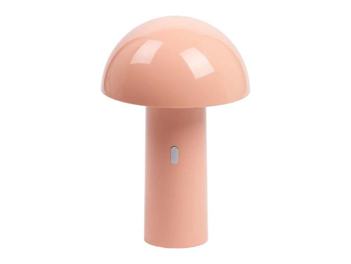 Lampe design en métal rose